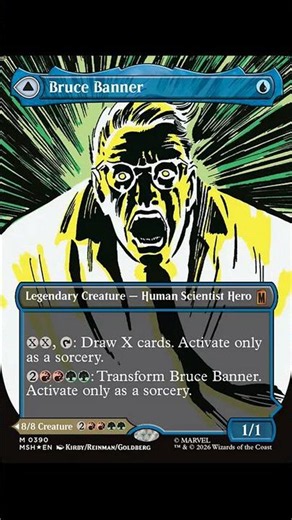 HULK SMASH! Bruce Banner // The Incredible Hulk MTG: The FREE Legendary That Flips!
