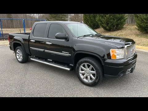 Black on black 2009 GMC Sierra 1500 Denali 6.2L 4x4! Review and FOR SALE!