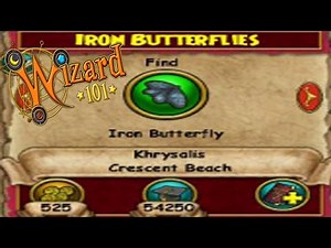 Wizard101: Guide to finding iron butterfly