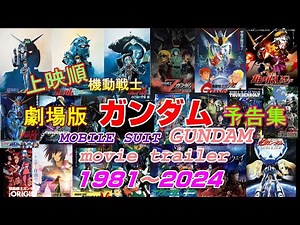 「MOBILE SUIT GUNDAM」 Movie Trailers 1981~2024