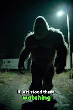 Security Camera Captures Albino Bigfoot Outside Camper!