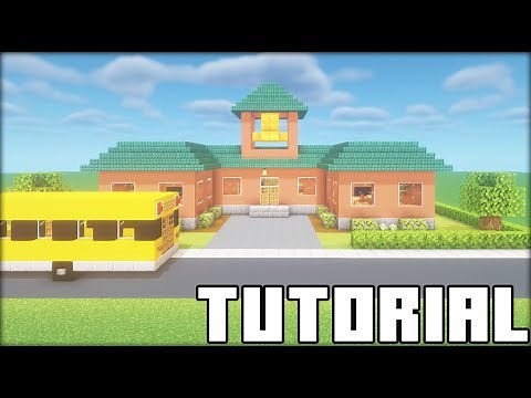 Minecraft Tutorial: How To Make A Small School