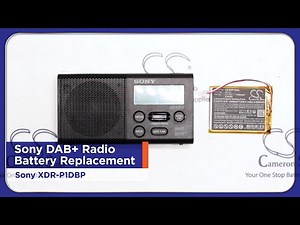 Sony XDR-P1DBP Pocket DAB Radio Teardown