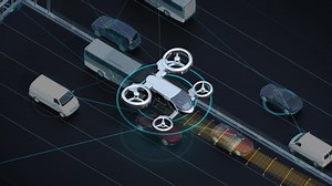 Drone Taxis Flying Through City Center Stock Footage Video (100% Royalty-free) 1046587618 | Shutterstock