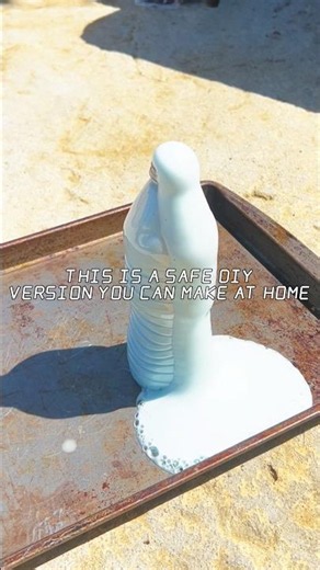 DIY Elephant Toothpaste 🫧#science #chemistry #elephanttoothpaste