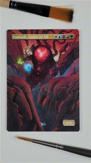 Omnath, Locus of All Full Art MTG Alter