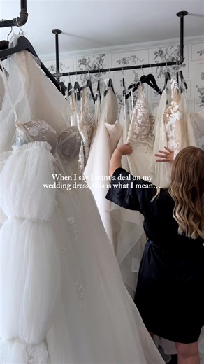 When I say I want a deal on my wedding dress, this is what I mean!✨ Our March savings event for full priced gowns is here with: $250 off $500 off $750 off And our Sweetheart Sale has been extended through March 31st. This is your moment to say yes and save. Book your appointment through the link in our bio. #houstonbride #weddingdressshopping #weddingdressshop #weddingtiktok #BrideToBe
