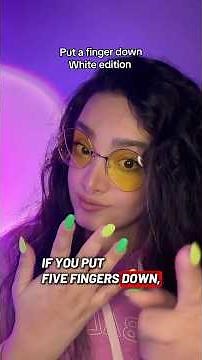 Put a finger down (White Edition) 🥥 #putafingerdownchallenge #challenge #pov #funny