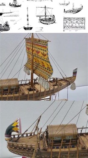 Egyptian Ship Model Plans: Nave Egizia Wooden Assembly (Digital Download) - Etsy México