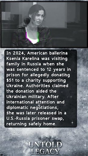 American Ballerina Jailed in Russia for $51 Donation — Freed in Prisoner Swap 🌍💔