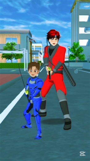 part(2)Anak laki-laki menjadi pahlawan bagi gadis itu😍😱👍😲 #shorts​ #sakuraschoolsimulator​ #sss