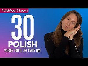 30 Polish Words You'll Use Every Day - Basic Vocabulary #43
