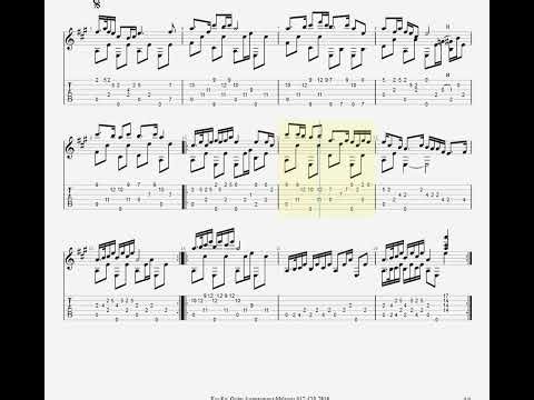 G109 Tian Ya Ge Nu (1937)《天涯歌女》 Guitar Tab arr. Kee Kai