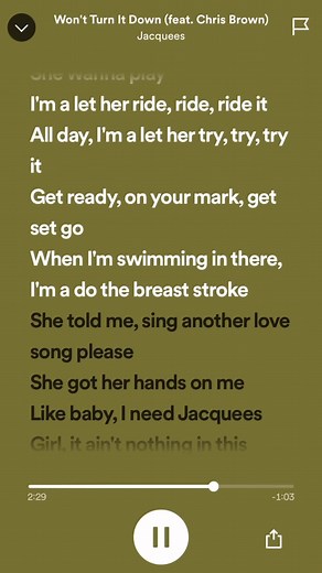 Won’t Turn It Down - Jacquees: Speed Up with Lyrics