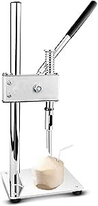 Coconut Opener Machine, Stainless Steel Coconut Opener Tool Set, Young/Tender Coco Nut Opening Kit