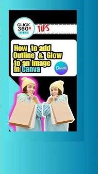 How to add glow and a cutout outline to any image in Canva