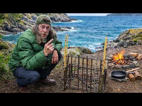Bushcraft Crab Trap Vancouver Island