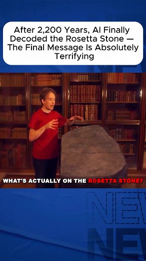 After 2,200 Years, AI Finally Decoded the Rosetta Stone — The Final Message Is Absolutely Terrifying #After2200Years #AIDecoded #RosettaStone #FinalMessage #TerrifyingTruth