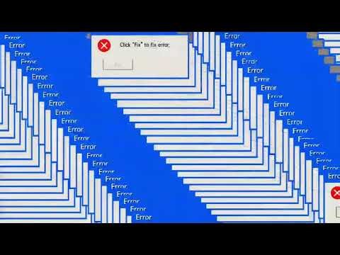 Running the error virus on windows XP (Error)