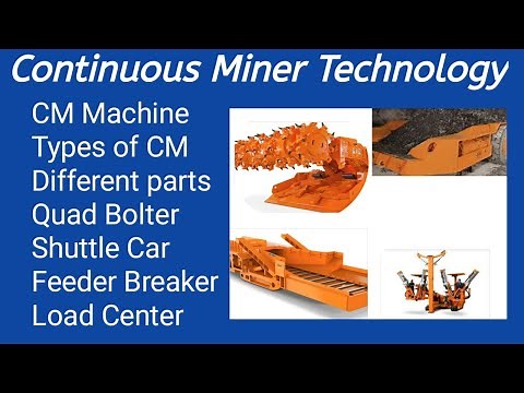Continuous miner technology # Mechanised mining operations # Mechanised mining method#UG mining