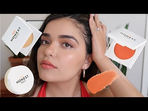 Honest Beauty Foundation & Blush + First Impressions Makeup Tutorial