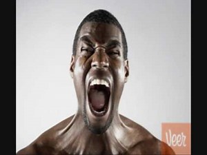 Angry African Man Shouting