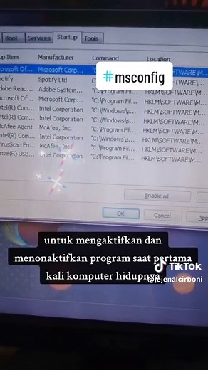 Meningkatkan Kinerja Komputer dengan MSConfig
