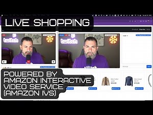 Live Shopping Powered by Amazon Interactive Video Service (Amazon IVS)