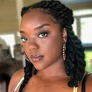 ToyoTress Marley Hair Crochet Braids - 12 Inch 6 Packs 1B Natural Black, Afro Kinky Curly Marley Twist Crochet Hair Synthetic Braiding Hair Extensions(12 Inch,1B-6P)