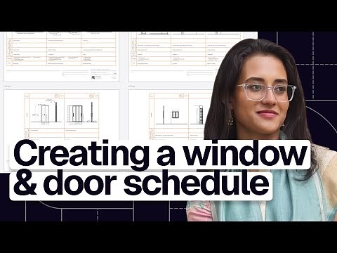 How to Create a Window and Door Schedule for a Project