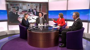 “Michael Foot would never have done that stunt, ever, in a million years” Mary Creagh tells Michael Gove about him interviewing Donald Trump for The Times. | BBC Politics