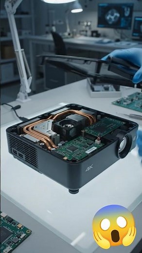 What is inside of a projector and how its work 😱#projector #computer #technology