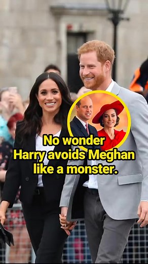 No wonder Harry avoids Meghan like a monster celebrity fyp Meghan PrinceHarry PrinceWilliam PrincessKate britishroyalfamily | Royal Story01