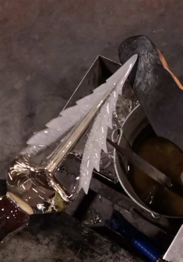 How a glass tree is made. Inspired by Vermont’s winter woods, the Snowy Branches Evergreen is handblown glass, finished with melted white sand along each branch to create a subtle, sparkling texture. A small sculptural evergreen, shaped by hand and made to bring quiet winter beauty indoors.