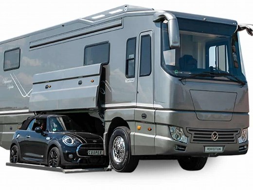 RVs with Car Storage - 9 Stunning Car-Carrying Motorhomes | OffGridSpot.com