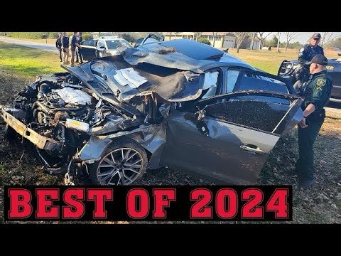 Incredible Police Chases 2024: High-Speed Pursuits and Crashes!
