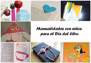 El 23 de abril es el 'Día Internacional del Libro' y, por eso, las manualidades de este post están dedicadas a la lectura.