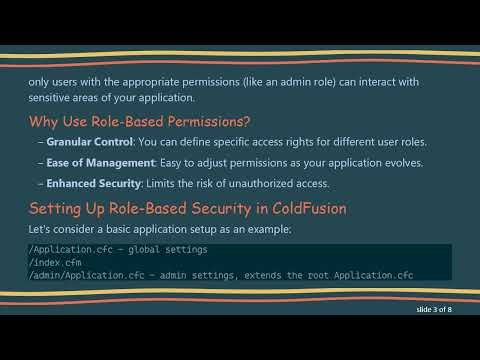 How to Secure Your Admin Section in ColdFusion