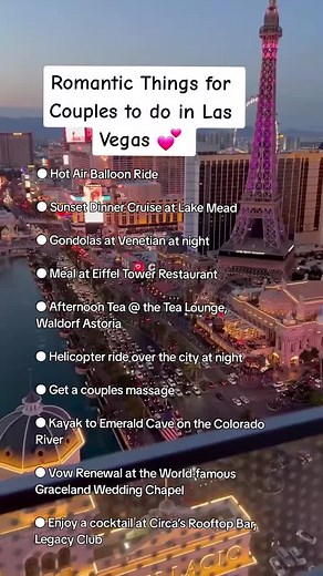 Romantic Things for Couples to do in Las Vegas 💕