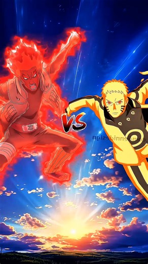 MIGHT GUY 🆚 NARUTO 🤯💯 #anime #naruto #foryou #mightguy #animefight