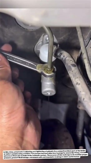 Simple Hydraulic Line Adjustment with Wrench | Quick Brake/Clutch Fix Technique.