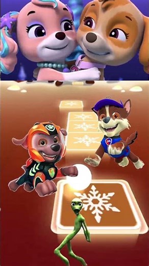 Zuma vs Rocky – Play Mode × Alien Dance | Tiles Hop WOWS Let’s Go