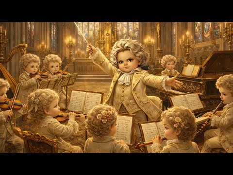 🧠🎻 Baby Brain Development Music | Calm, Focus & Growth