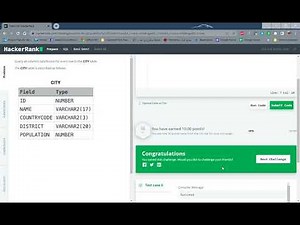 | Hackerrank.com |-| Practice SQL Queries |- Easy Level - تمارين أونلاين - المستوى السهل - Part 2
