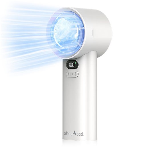 AlphaCool Handheld Fan with Cooling Plate