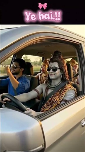 Tum kisi se darte kyon nhi ho aisa kon hai tumhare piche||God driving car || Instagram trending reel