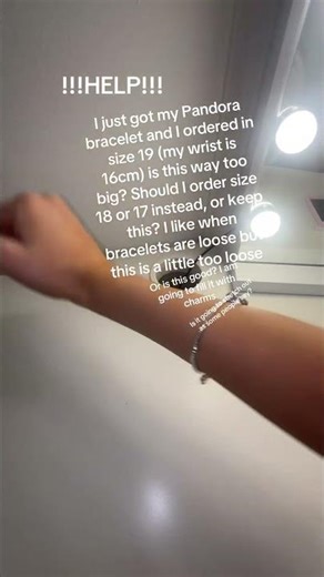 When I need help finding my bracelet size #overthinking #pandora #hardtoexplain
