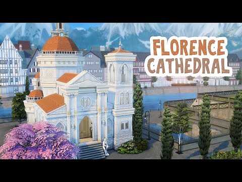 Florence Cathedral 💒 || The Sims 4 Wedding Venue: Speed Build