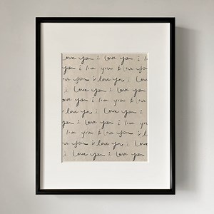 LOVE YOU Art Print, Wall Art, Home Decor, Nursery Art, Family - Etsy
