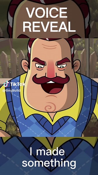 #HelloNeighbor Cartoon Voice Reveal